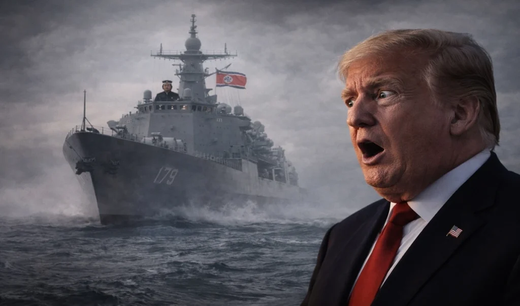 Trump शुरू करने वाले थे 'ऑपरेशन प्योंगयांग', किम ने निकाल दिया 5000 टन का युद्धपोत, अमेरिका के छूटे पसीने