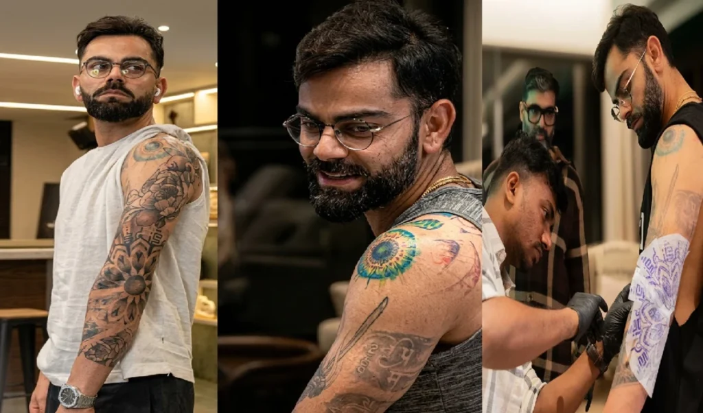 Virat Kohli ने बनवाया फुल स्लीव टैटू, झलकता है स्टार क्रिकेटर की जिंदगी का सफर