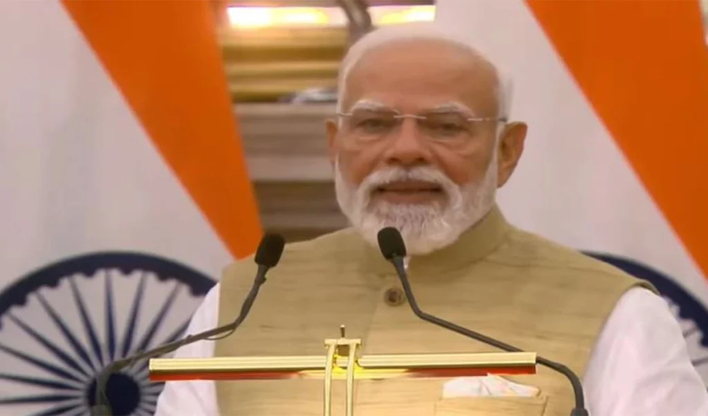 against the blunt words of pm modi and the canadian pm