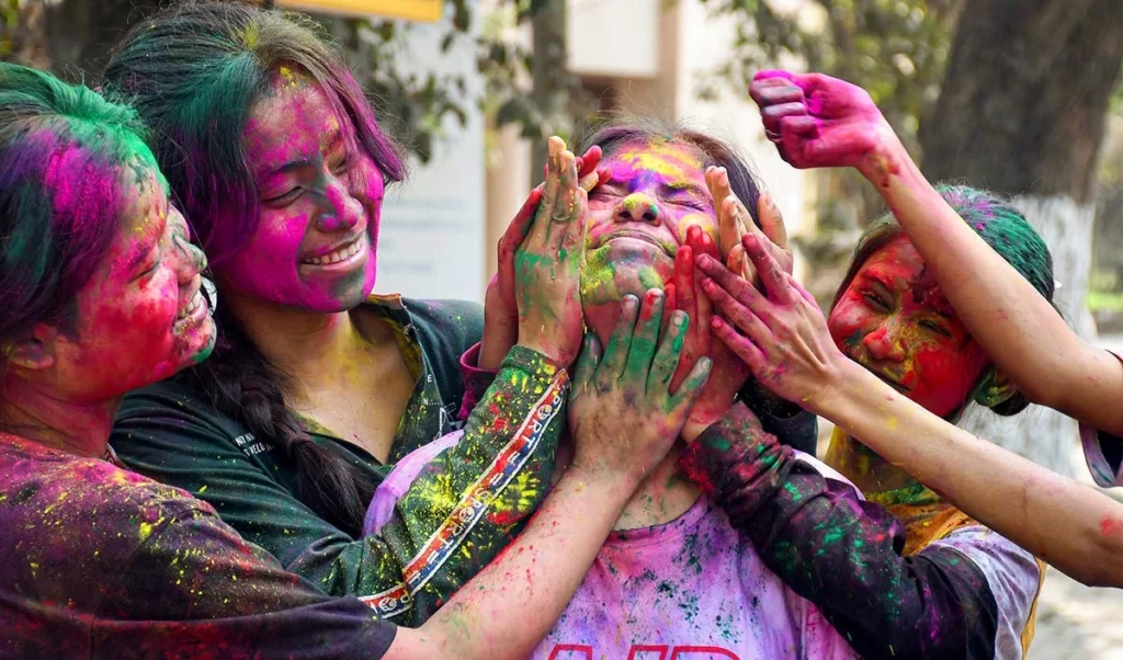 celebrate the festival of colours with restraint and safety