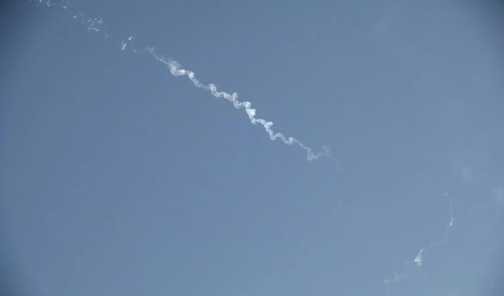 iran is carrying out a rapid attack now it has fired a ballistic missile towards türkiye