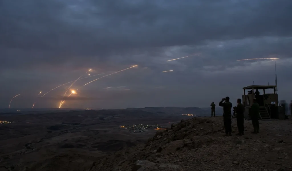 iran launches massive missile attack on israel shaking areas from the indian ocean to turkey