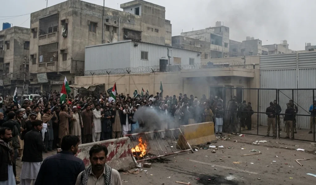 karachi us consulate attack the us consulate was attacked after khamenei death