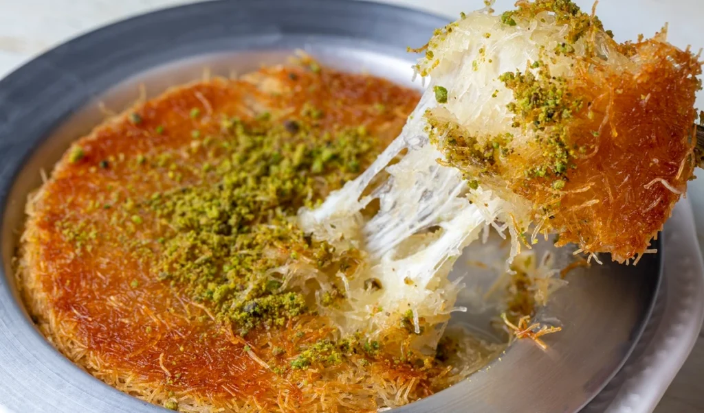 make restaurant style kunafa at home easy food recipe