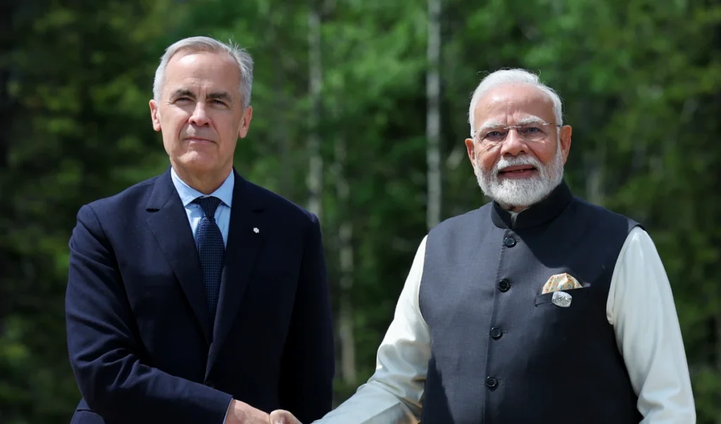 mark carney india visit moves from mistrustto strategic partnership