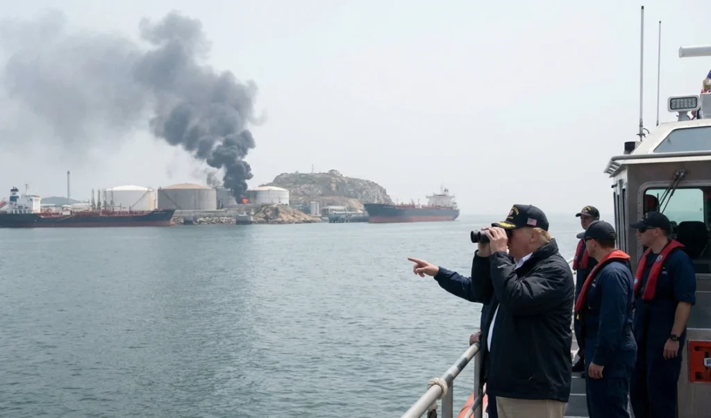 massive explosion at major texas oil refinery plume of smoke rises into the sky