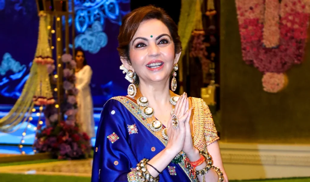 nita ambani honored with kiss humanitarian award 2025 for her service to humanity