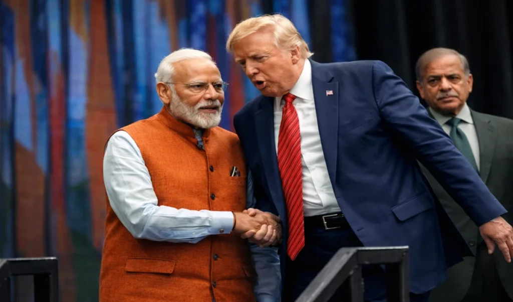 on one hand friendship with pakistan on the other hand call to pm modi