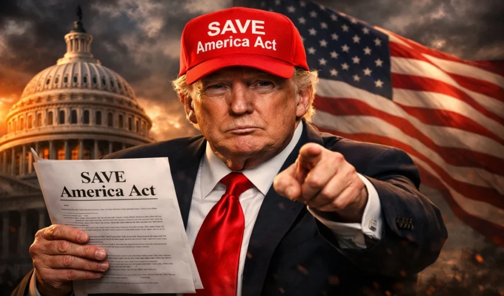 save america act explained trump sir know answer to every question