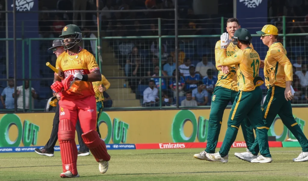 south africa winning streak continues in the t20 world cup defeating zimbabwe