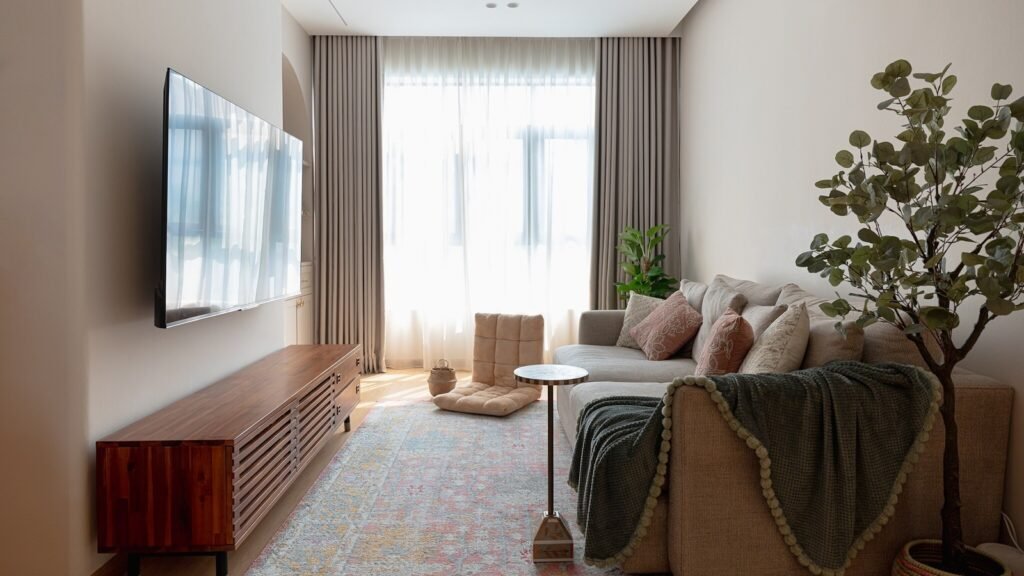 step inside 1,440 sq ft home in Singapore for an Indian family of four