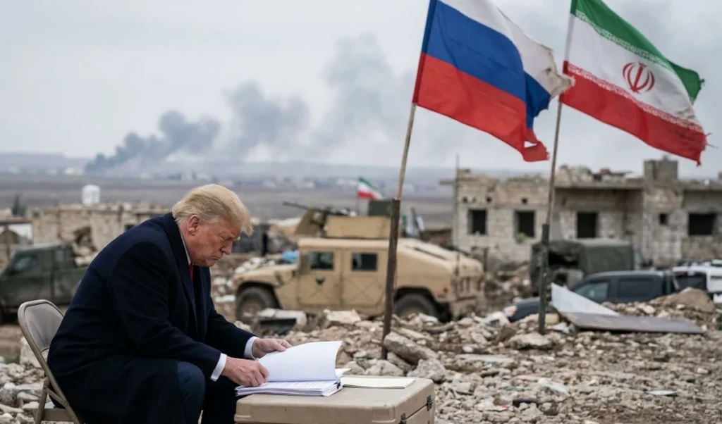 trump location tracked secret deal russia and iran moscow and tehran to wreak havoc together