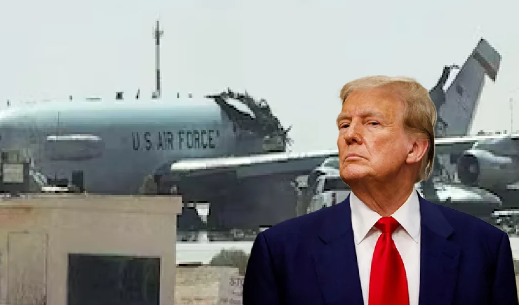 ईरान ने घुसकर उड़ाया अमेरिका का AWACS विमान, 3 टैंकर तबाह, 12 सैनिक घायल, हिल गए ट्रंप ईरान ने घुसकर उड़ाया अमेरिका का AWACS विमान, 3 टैंकर तबाह, 12 सैनिक घायल, हिल गए ट्रंप