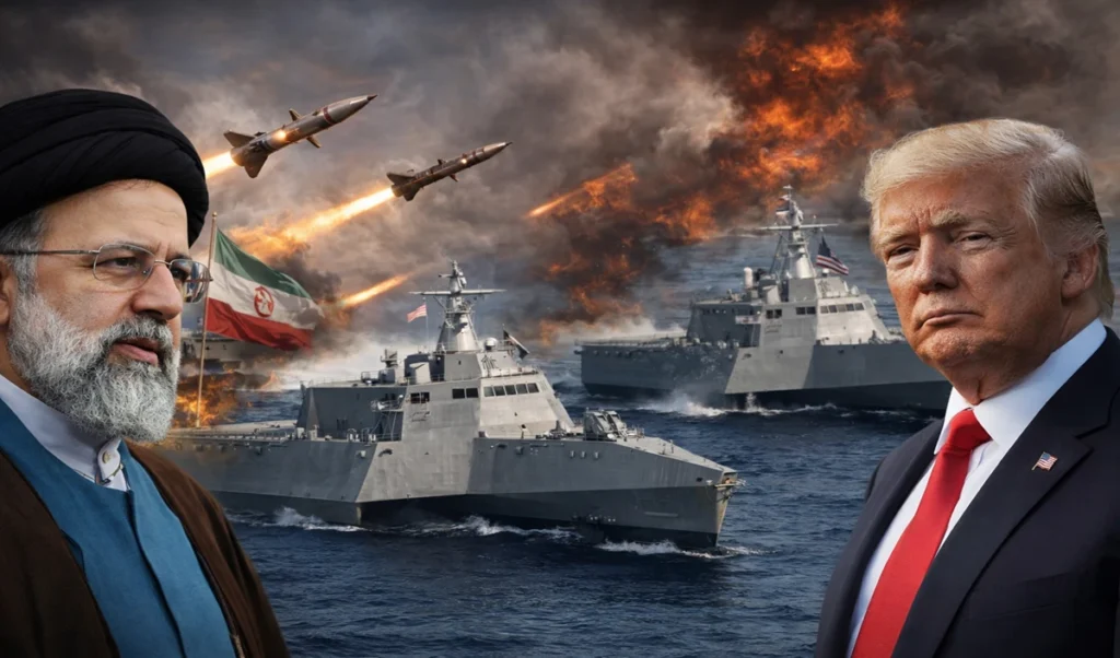 ईरान मारेगा! ताबड़तोड़ मिलाइल हमलों से डरकर कहां भागे अमेरिका के ये 2 जहाज?