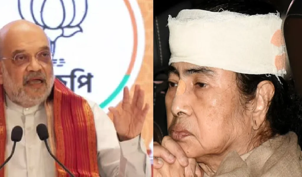 कभी पैर तुड़वा लेती हैं, कभी सिर पर पट्टी बंधवा लेती हैं, अमित शाह का ममता बनर्जी पर तीखा हमला कभी पैर तुड़वा लेती हैं, कभी सिर पर पट्टी बंधवा लेती हैं, अमित शाह का ममता बनर्जी पर तीखा हमला