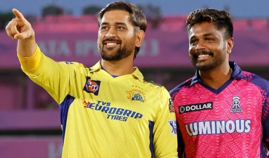 चेन्नई का सबसे बड़ा दांव! Ravindra Jadeja बाहर, Sanju Samson की एंट्री से नए युग की शुरुआत चेन्नई का सबसे बड़ा दांव! Ravindra Jadeja बाहर, Sanju Samson की एंट्री से नए युग की शुरुआत