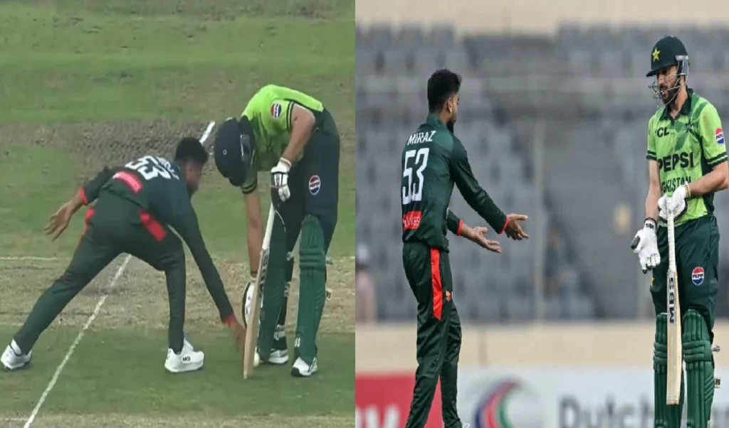 पाकिस्तान की इंटरनेशनल बेइज्जती, मेहदी हसन ने सलमान आगा को किया अनोखे तरीके से रन आउट- Video