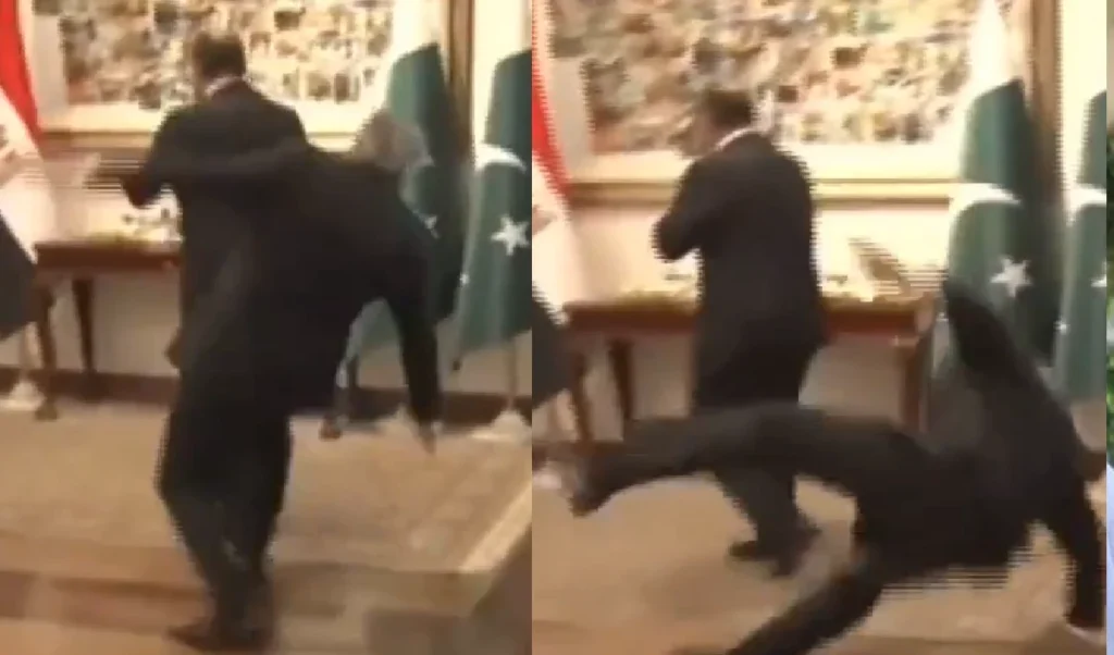 फिसल गया…ईरान जंग की मध्यस्थता करा रहे पाक डिप्टी PM के साथ हुआ हादसा,  रेड कॉर्पेट पर गिरने से टूटा कंधा