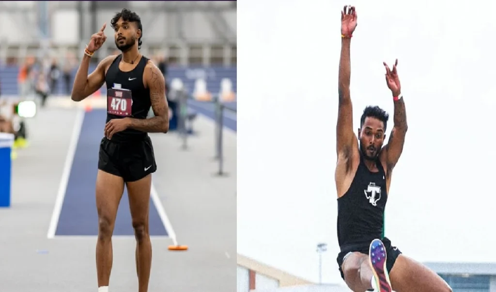 युवा एथलीट लोकेश सत्यनाथन ने तोड़ा नेशनल रिकॉर्ड, पुरुषों की लंबी कूद में जीता गोल्ड मेडल