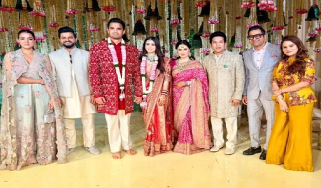 शादी के बंधन में बंधे अर्जुन- सानिया, समारोह में खेल जगत की हस्तियों ने की शिरकत