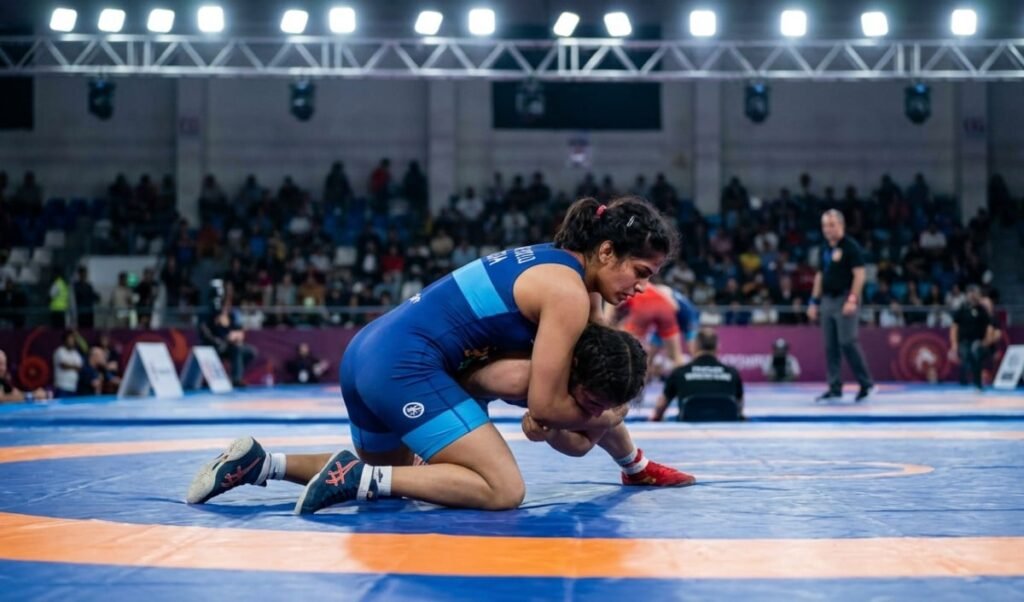 Asian Wrestling Championship: मीनाक्षी की फाइनल में धमाकेदार एंट्री, गोल्ड पर नज़रें, हंसिका-नेहा ने जीता कांस्य