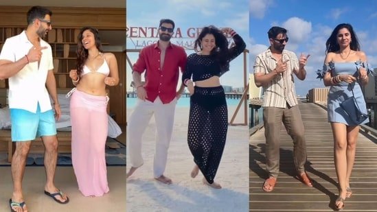 Couple flaunts honeymoon style in Maldives, but it’s the Indian bride’s chooda and mangalsutra look that grabs attention Couple flaunts honeymoon style in Maldives, but it’s the Indian bride’s chooda and mangalsutra look that grabs attention