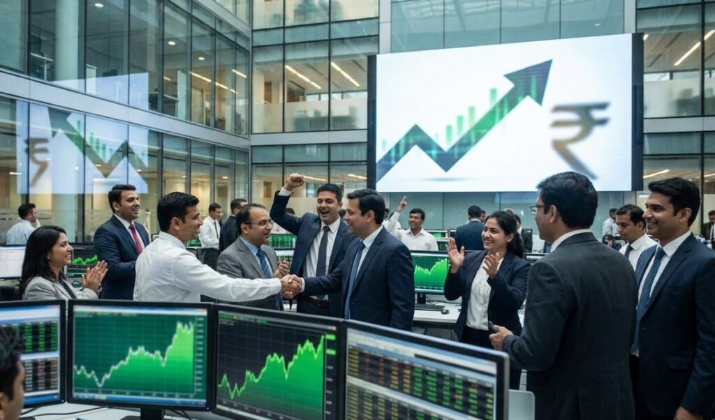 Dollar के मुकाबले Rupee में 10 पैसे की तेजी, शुरुआती कारोबार में दिखा शानदार उछाल Dollar के मुकाबले Rupee में 10 पैसे की तेजी, शुरुआती कारोबार में दिखा शानदार उछाल