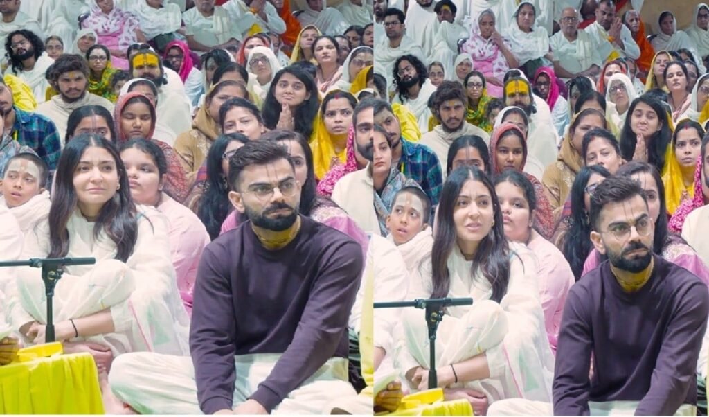 IPL 2026 के बीच पत्नी अनुष्का संग वृंदावन पहुंचे विराट कोहली, प्रेमानंद महाराज का लिया आशीर्वाद