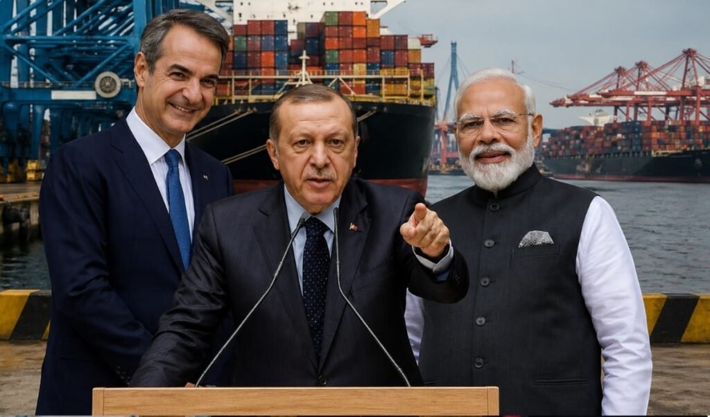 Tukey के पड़ोस में घुसा भारत, ग्रीस पोर्ट पर कब्जा