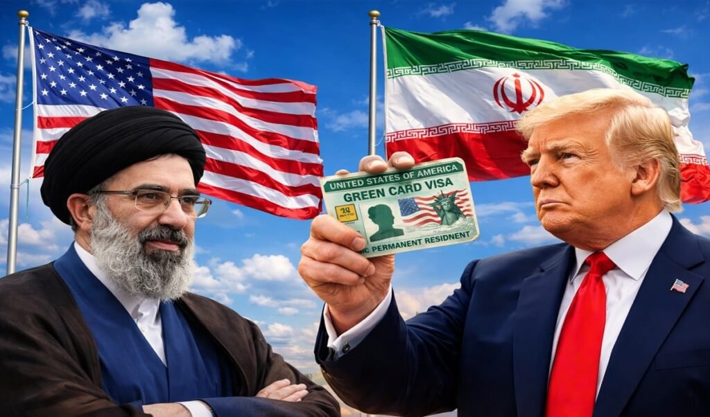 US Iran Peace Talks: अमेरिका में रह रहे ईरानी मूल के लोगों पर कार्रवाई – ट्रंप प्रशासन ने ग्रीन कार्ड छीने