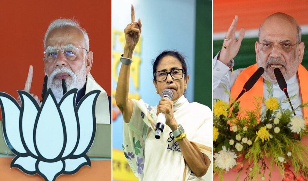 West Bengal में चुनाव प्रचार थमने से पहले Modi-Shah और Mamata ने झोंकी पूरी ताकत, किस करवट बैठेगा ऊँट?