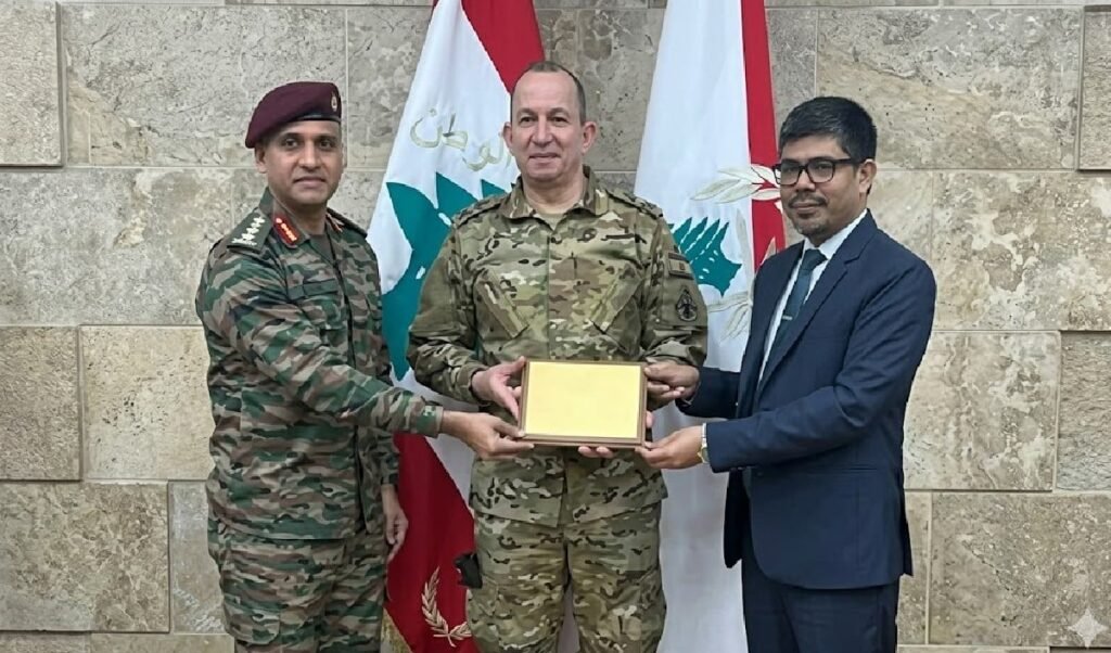 amid israeli attacks india suddenly holds a major meeting with the lebanese army amid israeli attacks india suddenly holds a major meeting with the lebanese army