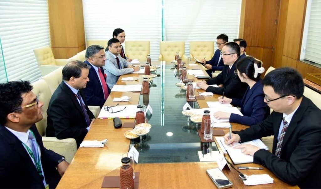 amidst tensions at the lac major india china meeting in delhi