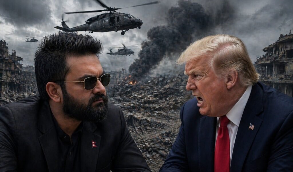 balen shah kicks trump offer to the curb