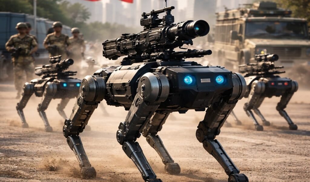 china s dangerous squad of robotic dogs will change the landscape of future wars