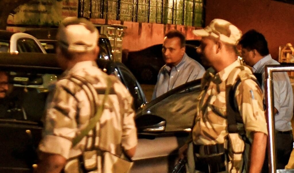 two former senior officials of the reliance anil ambani group have been taken 5 day ed custody