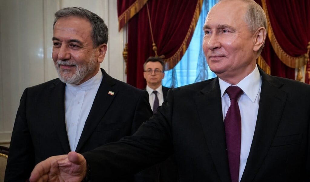 what promise did putin make to araghchi upon his arrival in russia