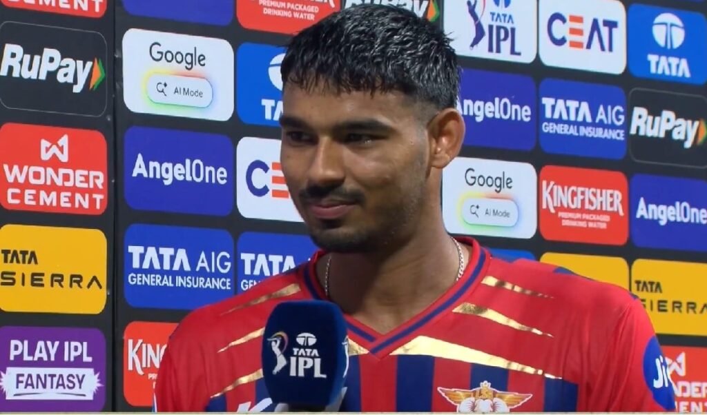 आईपीएल 2026 में तूफान मचाने के बाद मुकुल चौधरी का बयान, कहा- पिता का सपना पूरा करने की खुशी