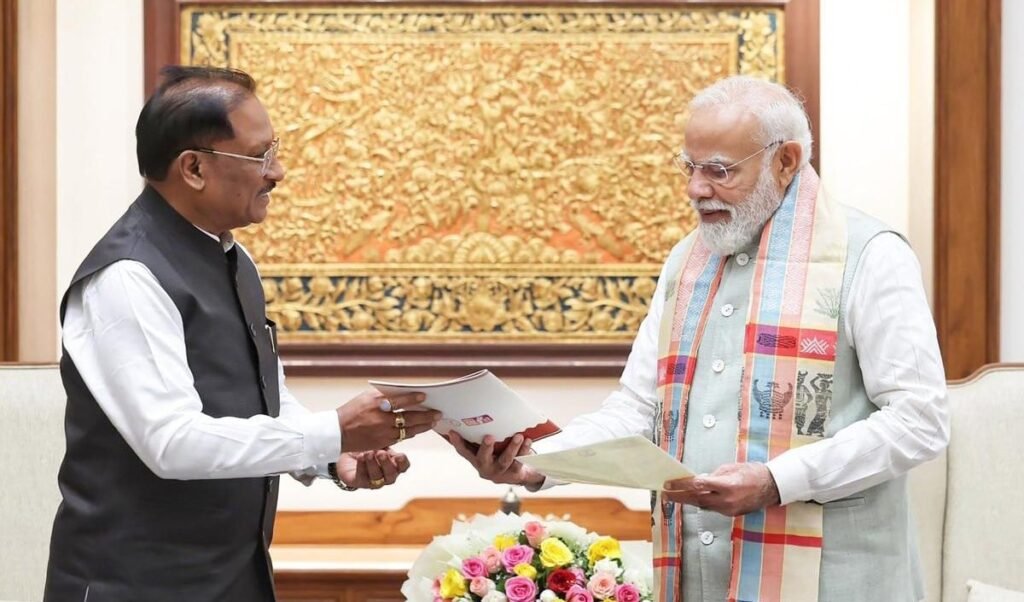 नक्सलवाद खत्म! PM Modi के Vision से बदलेगा बस्तर, CM Vishnu Deo Sai ने पेश किया Development का रोडमैप नक्सलवाद खत्म! PM Modi के Vision से बदलेगा बस्तर, CM Vishnu Deo Sai ने पेश किया Development का रोडमैप