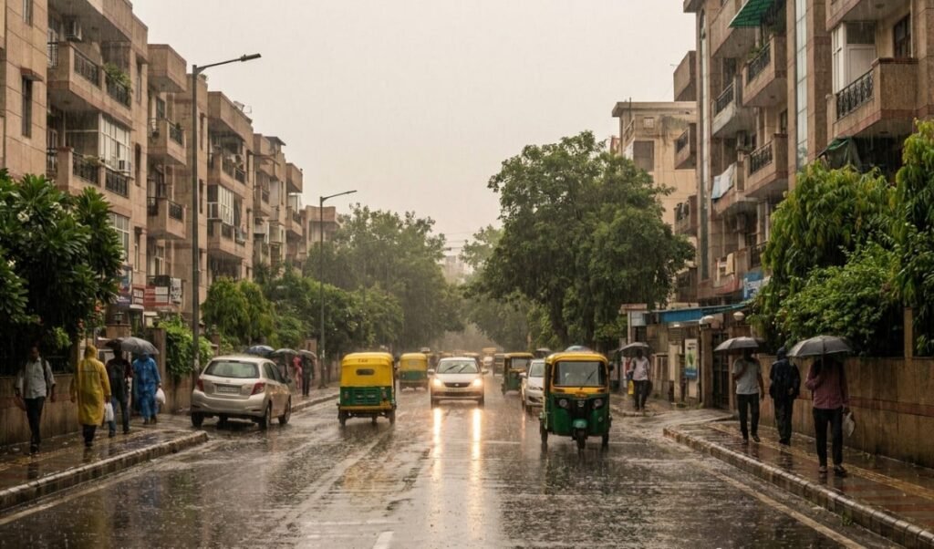 Delhi Weather Today: न्यूनतम पारा 26 डिग्री के पार, IMD ने जताई हल्की बारिश और आंधी की संभावना Delhi Weather Today: न्यूनतम पारा 26 डिग्री के पार, IMD ने जताई हल्की बारिश और आंधी की संभावना