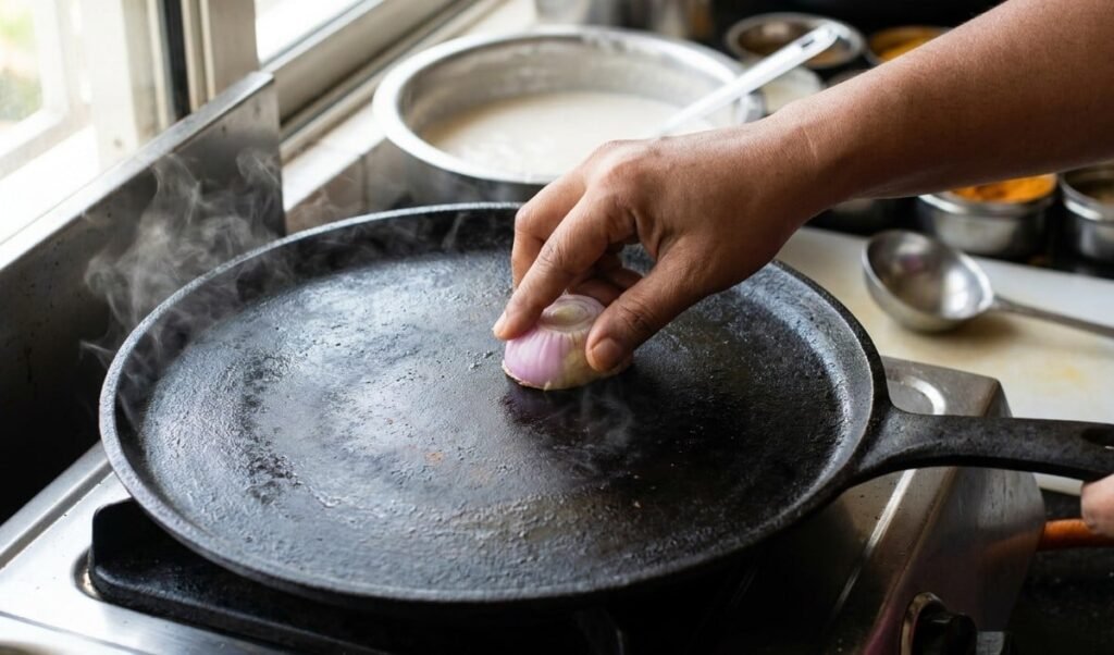 Dosa Tips: प्याज रगड़ना पुरानी बात, बिना चिपके डोसा बनाने के लिए अपनाएं ये Viral Kitchen Hacks Dosa Tips: प्याज रगड़ना पुरानी बात, बिना चिपके डोसा बनाने के लिए अपनाएं ये Viral Kitchen Hacks