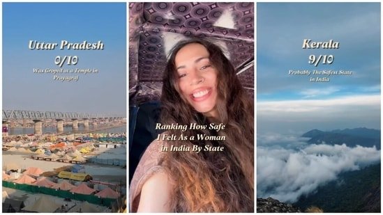 Foreigner ranks ‘how safe she felt as a woman’ travelling solo in different Indian states: ‘0/10 in UP, 9/10 in Kerala’ Foreigner ranks ‘how safe she felt as a woman’ travelling solo in different Indian states: ‘0/10 in UP, 9/10 in Kerala’