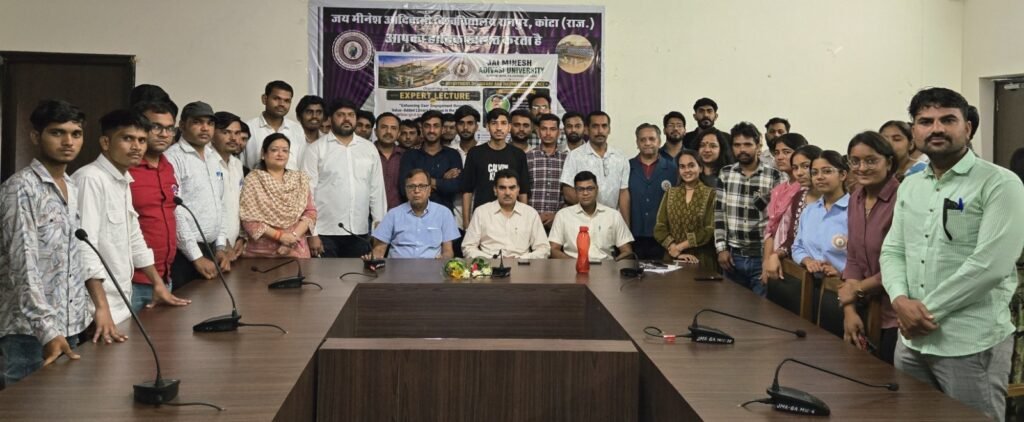 जय मीनेश आदिवासी विश्वविद्यालय में मूल्यवर्धित पुस्तकालय सेवाओं पर डॉ अनिल झरोटीया का विशेष व्याख्यान