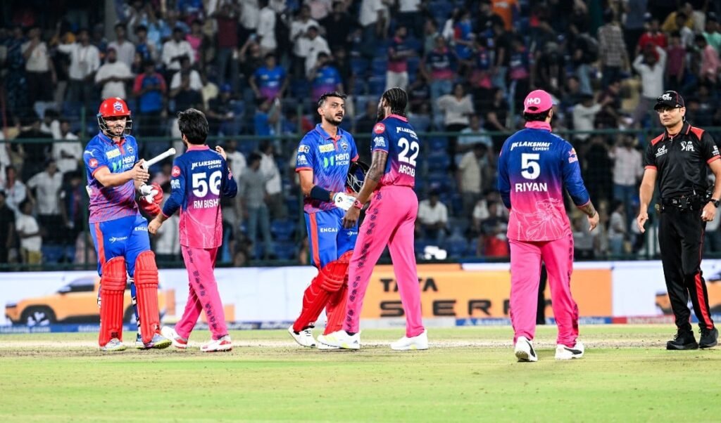 IPL 2026 DC vs RR – Match Highlights | मिचेल स्टार्क के 'चौके' के बाद आशुतोष-अक्षर का धमाल, दिल्ली कैपिटल्स ने राजस्थान रॉयल्स को 5 विकेट से हराया IPL 2026 DC vs RR – Match Highlights | मिचेल स्टार्क के 'चौके' के बाद आशुतोष-अक्षर का धमाल, दिल्ली कैपिटल्स ने राजस्थान रॉयल्स को 5 विकेट से हराया
