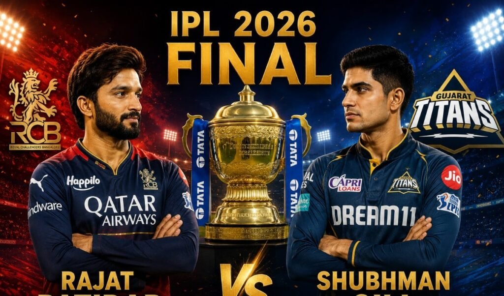 IPL 2026 Final: क्या RCB बचा पाएगी अपना ताज या Gujarat Titans बनेगी चैंपियन? IPL 2026 Final: क्या RCB बचा पाएगी अपना ताज या Gujarat Titans बनेगी चैंपियन?