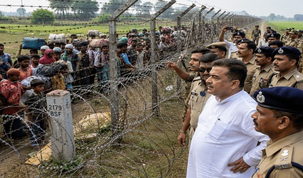 India-Bangladesh Border पर CM Suvendu Adhikari और BSF ने लिया बड़ा एक्शन, घुसपैठियों में मचा हड़कंप