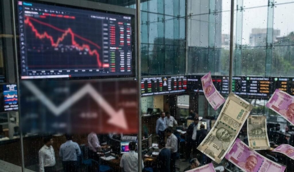 Market में दोहरी मार! Sensex-Nifty के साथ रुपया भी टूटा, Dollar हुआ मजबूत