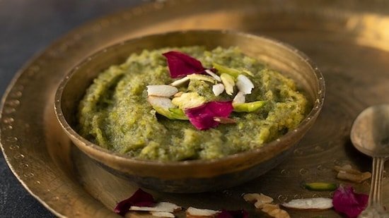 Need a protein-rich, low glycemic index dessert fix? Try chef Sanjeev Kapoor’s green moong dal halwa recipe Need a protein-rich, low glycemic index dessert fix? Try chef Sanjeev Kapoor’s green moong dal halwa recipe