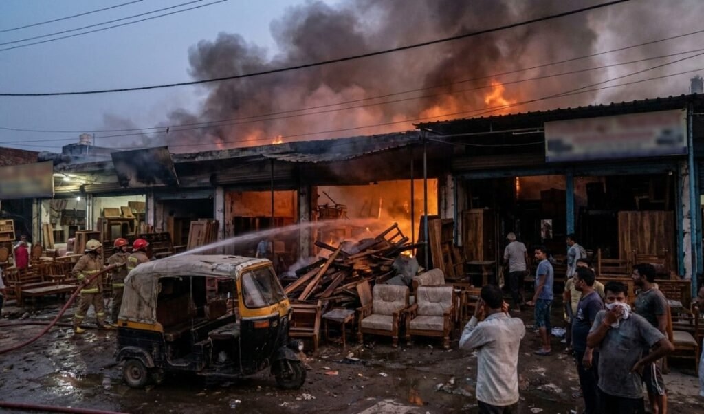 Noida Fire Tragedy: शाहबेरी फर्नीचर बाजार में आग का तांडव, 8 दुकानें जलकर खाक, लाखों का नुकसान