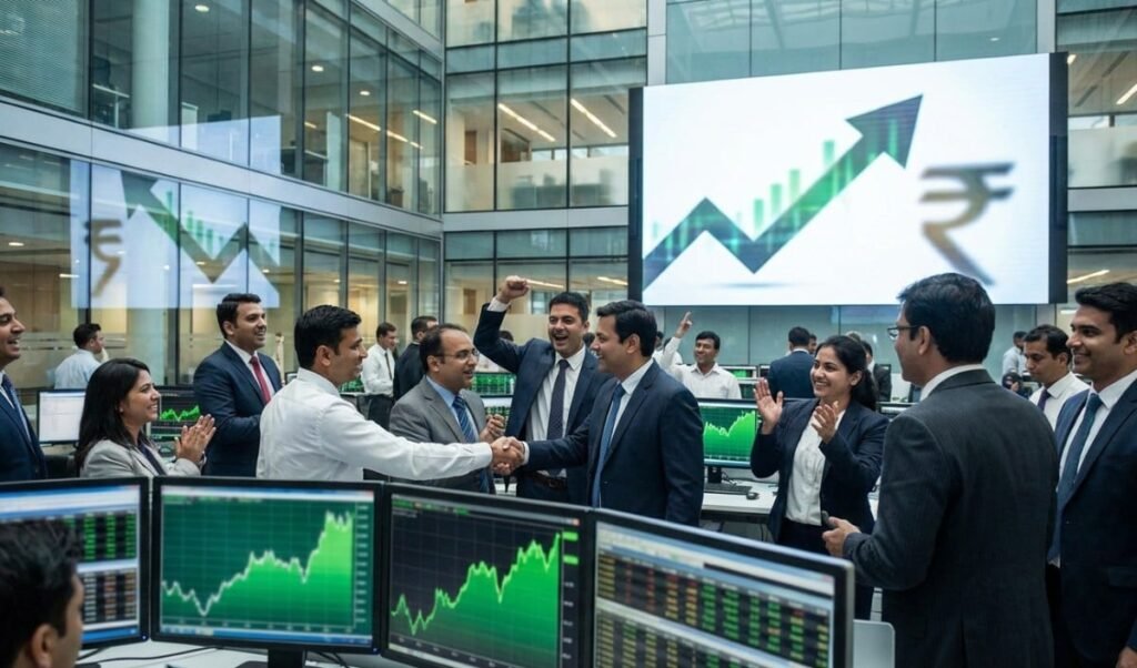 Share Market में भी रौनक, Sensex उछला और All-Time Low से उबरकर मजबूत हुआ भारतीय रुपया Share Market में भी रौनक, Sensex उछला और All-Time Low से उबरकर मजबूत हुआ भारतीय रुपया